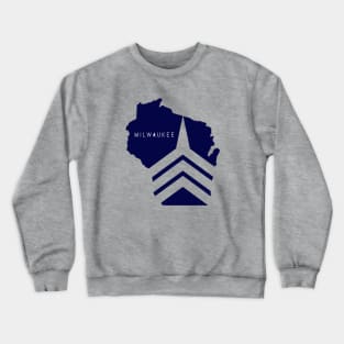 Wisconsin Chevron Crewneck Sweatshirt